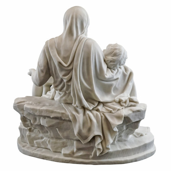 Pieta By Michelangelo Statue 10" H Replica